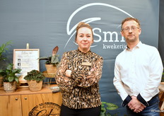 Buket Polat en Richard Venema stonden op de beurs met onder anderen de Begonia Magic Colours. Het nieuwe concept bevat 20 verschillende soorten en is sinds 3,5 maand beschikbaar.